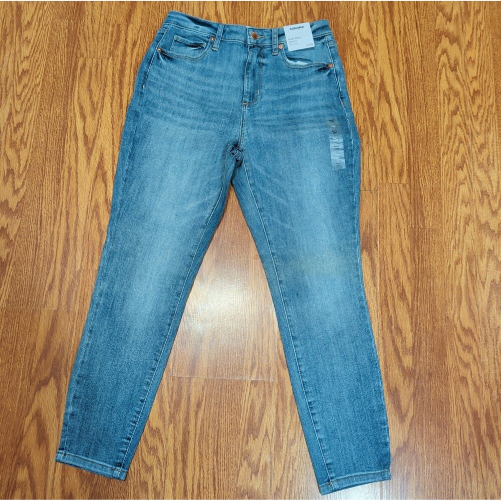 Sonoma Good for Life Supersoft Stretch High Rise Skinny Jeans 10 New